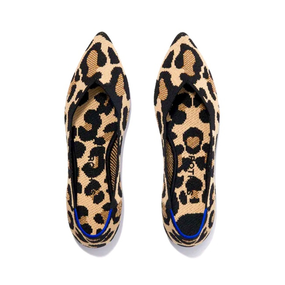 Rothy's The Point Flats (Leopard) size 7